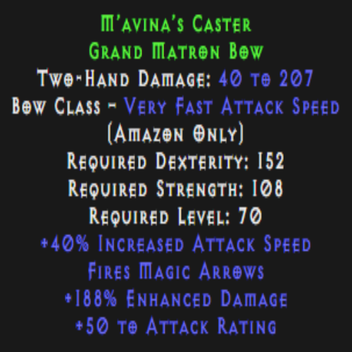 M’avina’s Caster (Weapon) Description