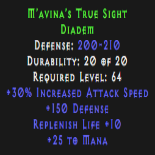 M’avina’s True Sight (Helm) Description