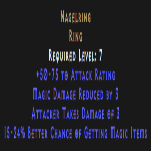 Nagelring 15-24% Magic Find Description