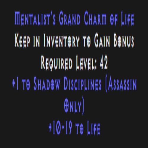Assassin Shadow Disciplines Skiller 10-19 Life Description