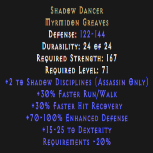 Shadow Dancer 2 Shadow Discipline Description
