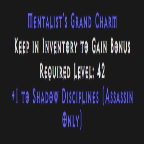 Assassin Shadow Disciplines Skiller Plain Description
