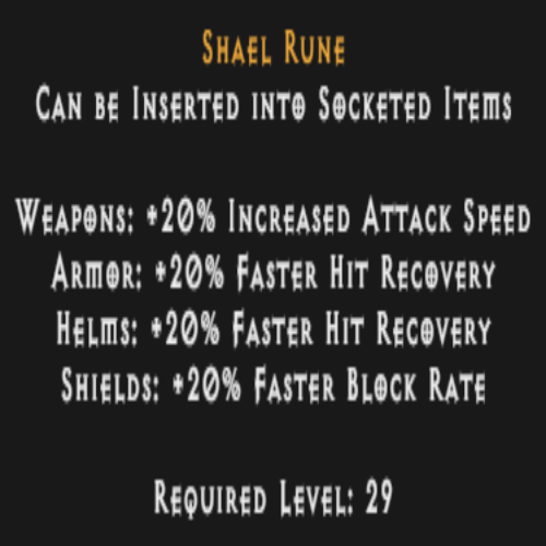 Shael Rune Description
