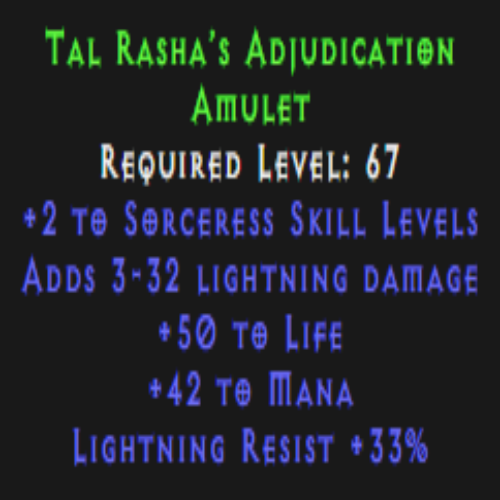 Tal Rasha's Adjudication Description