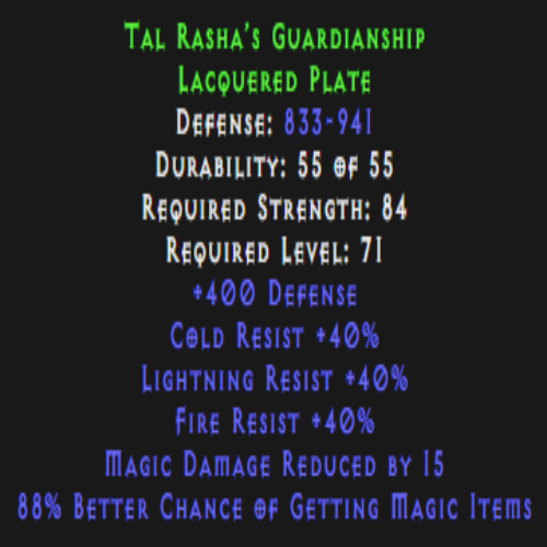 Buy D2R Tal Rasha’s Guardianship (Armor) | Diablo 2 Resurrected (D2R ...