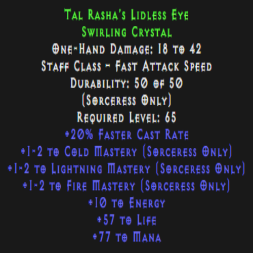Buy D2R Tal Rasha’s Lidless Eye (Weapon) | Diablo 2 Resurrected (D2R ...