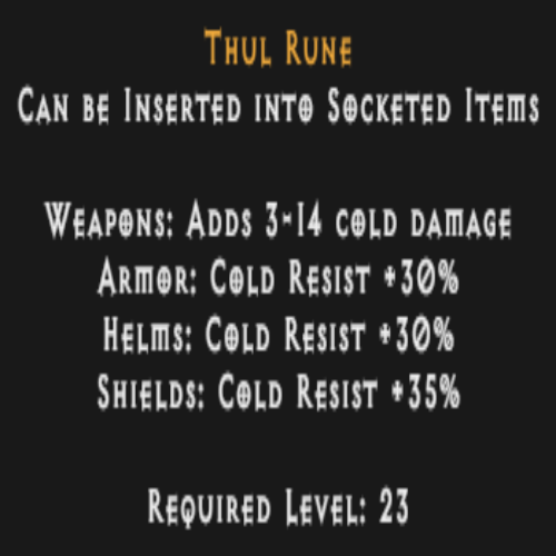 Buy D2R Thul Rune | Diablo 2 Resurrected (D2R) Item Shop - D2RGEAR