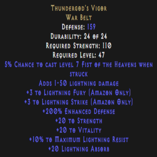 Thundergod’s Vigor 200% ED Description