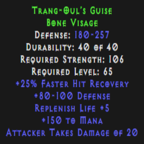 Trang-Oul’s Guise (Helm) Description