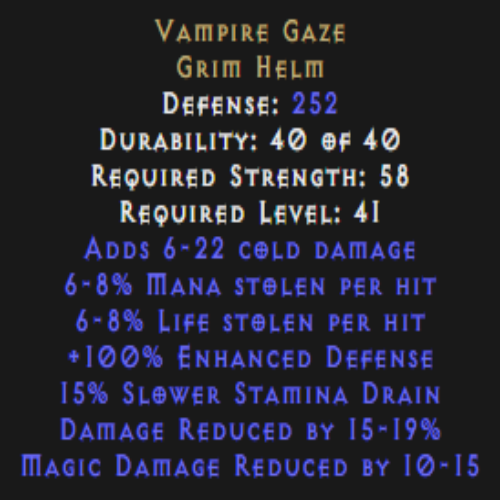Vampire Gaze Description